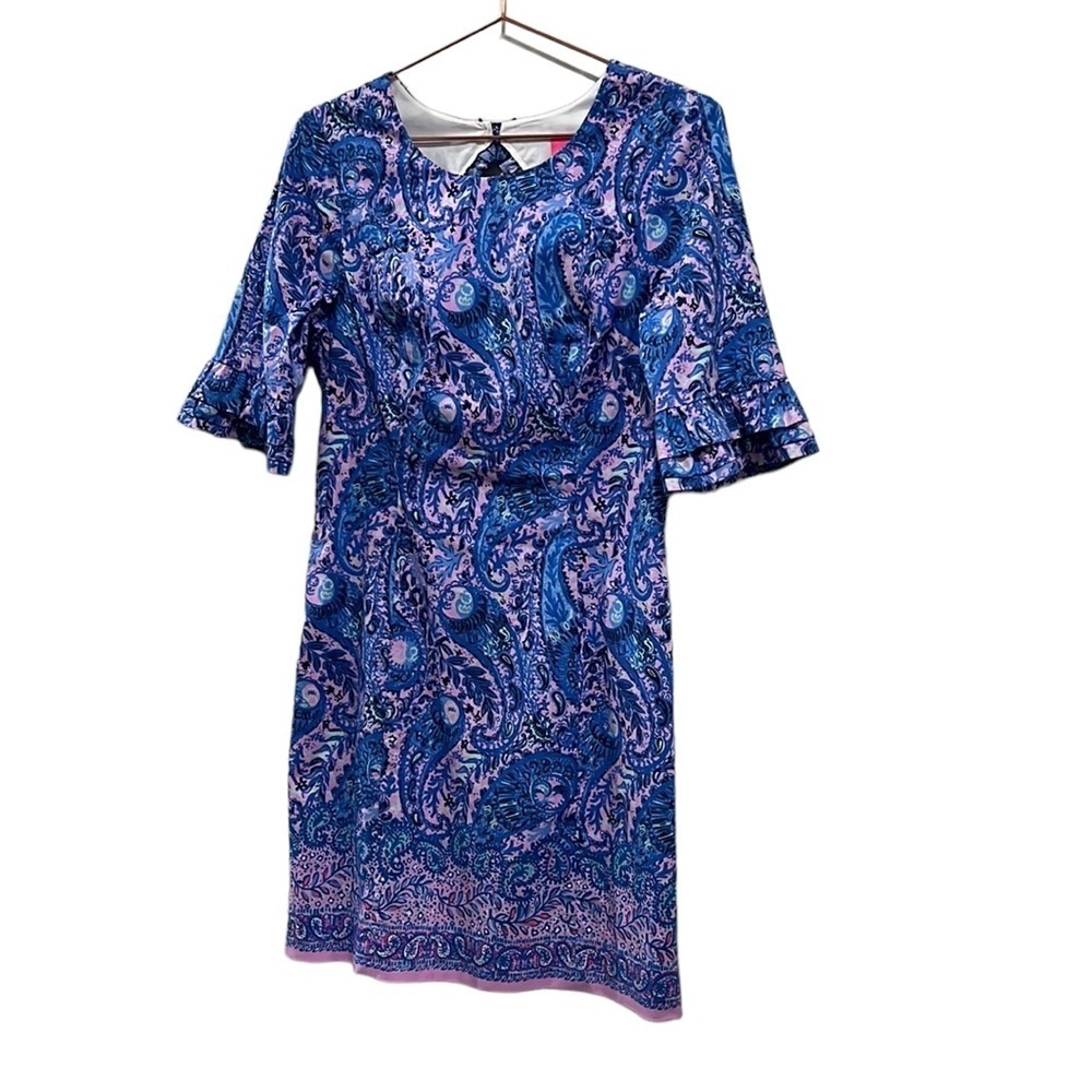 Lilly Pulitzer Fiestra dress in purple iris.  Size 4
